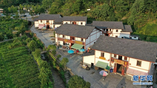 这是江西省井冈山市神山村一景（2020年7月15日摄，无人机照片）。新华社记者 彭昭之 摄